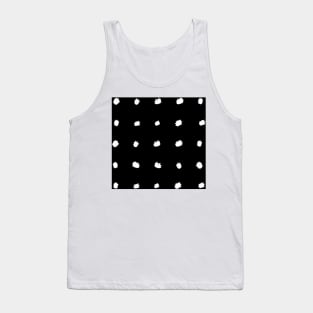 Black and White Dot Pattern Tank Top